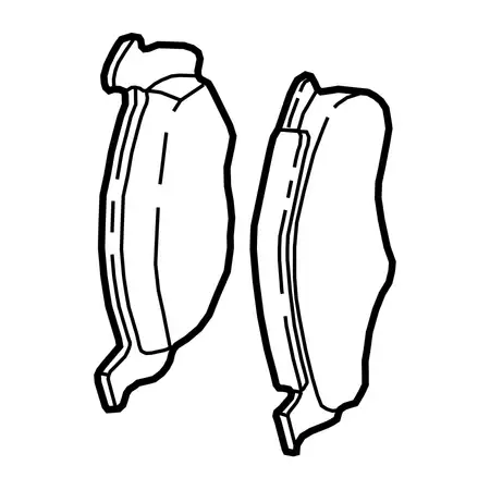 Orig. Renault Bremsklotzsatz 410604682r