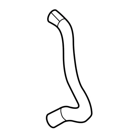 Orig. Renault &Uuml;berlaufschlauch Ausgleichsbeh&auml;lter 217416968r