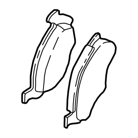 Orig. Renault Bremsklotzsatz 410608481r