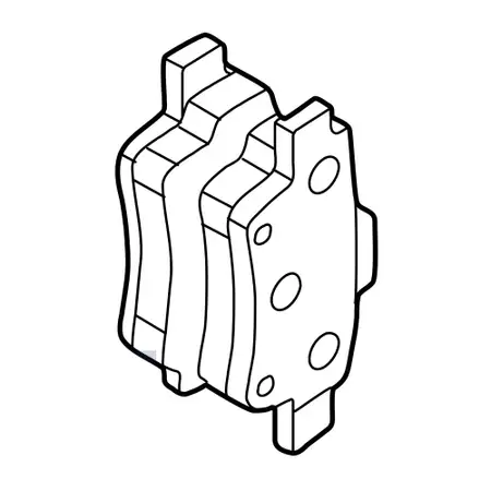 Orig. Jaguar Bremsklotzsatz