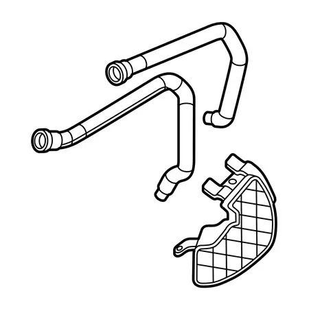 Orig. Renault Schlauch W&auml;rmetauscher 924141109r