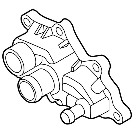 Orig. Renault Thermostatgeh&auml;use Mit Thermostat 110601903r