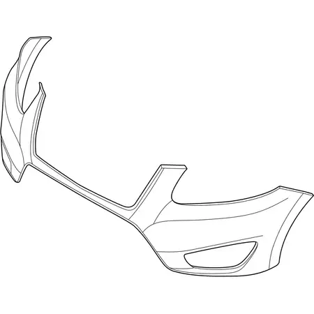 Orig. Hyundai Stossf&auml;nger Verkleidung Oben 865112b710