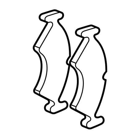 Orig. Renault Bremsklotzsatz 7711946177