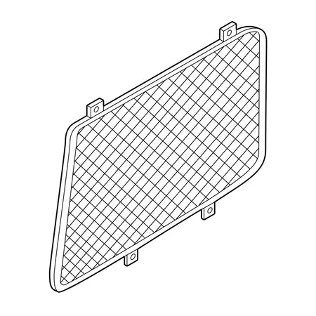 Orig. Renault Satz Heckscheiben Schutzgitter 7711427945
