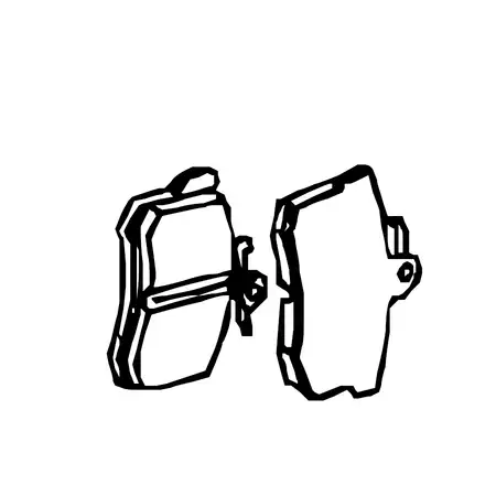 Orig. Fiat Bremsklotzsatz 71752987