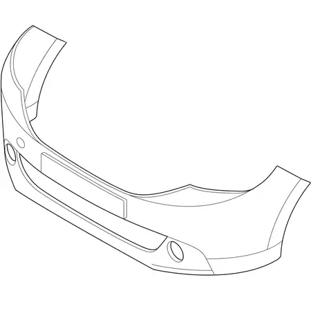 Orig. Renault Stossf&auml;nger Verkleidung 620223689r
