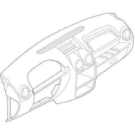 Orig. Renault Armaturenbrett 681006566r