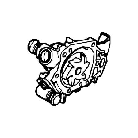 Orig. Renault Wasserpumpe 210103314r