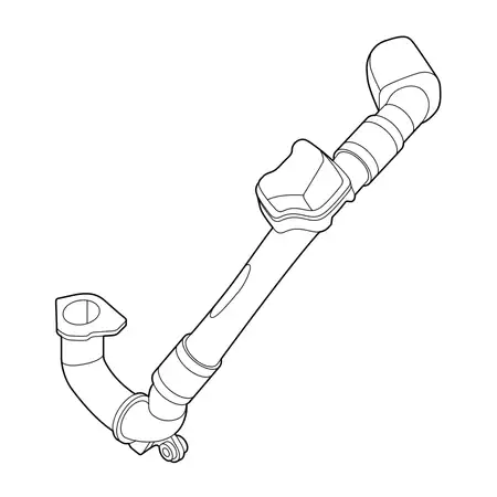Orig. Renault Leitung Turbolader/ansaugkr&uuml;mmer