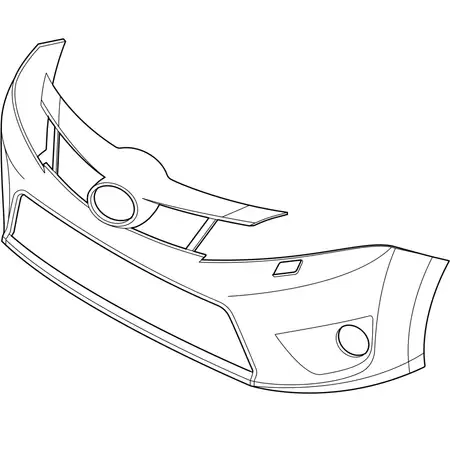 Orig. Toyota Stossf&auml;nger Verkleidung 521190f923