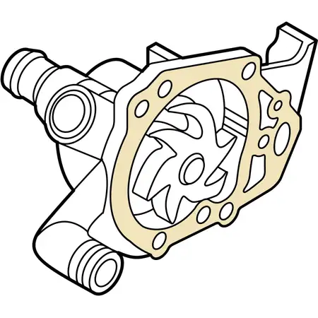 Orig. Renault Wasserpumpe 210109189r