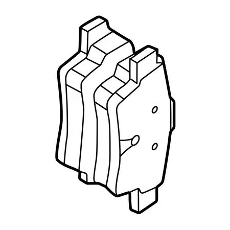 Orig. Hyundai Bremsklotzsatz 58101g4a10