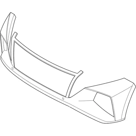 Orig. Hyundai Stossf&auml;nger Verkleidung 86540cz010