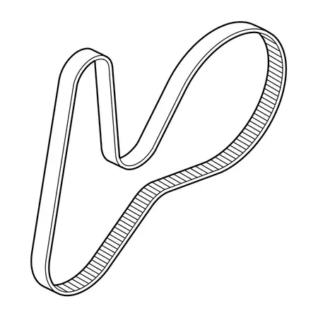 Orig. Hyundai Hauptriemen 252122u030