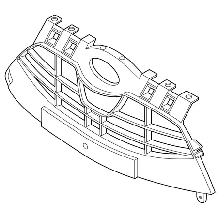 Orig. Toyota K&uuml;hlergrill Komplett 53101k0010