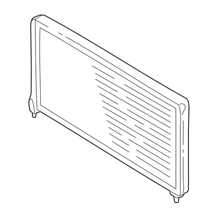 Orig. Renault Kondensator Klimaanlage Komplett 921006951r