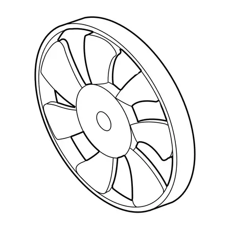 Orig. Toyota L&uuml;fterrad/fl&uuml;gel 16361k0050