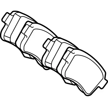 Orig. Renault Bremsklotzsatz 440602361r