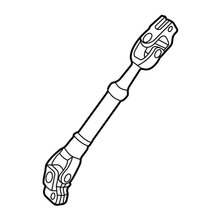 Orig. Hyundai Lenkspindel Unten 564001p200