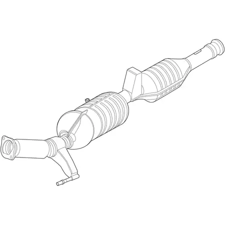 Orig. Renault Auspuffrohr V. Mit Kat. Und Partikelfil. 201008504r