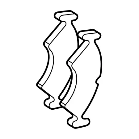 Orig. Renault Bremsklotzsatz 410607690r