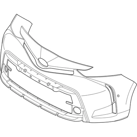 Orig. Toyota Stossf&auml;nger Verkleidung