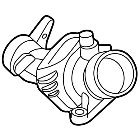 Orig. Renault Rohr Turbolader Einlass 165761844r