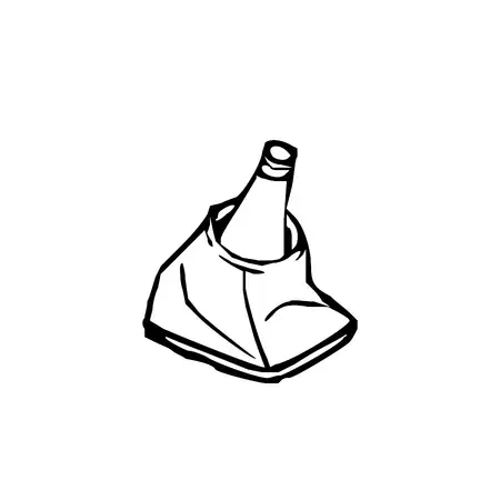 Orig. Fiat Schalthebelfaltenbalg 735297560