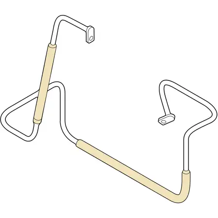 Orig. Renault Schlauch Kondensator / Kompressor 924900018r