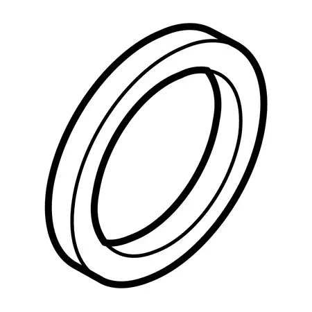 Orig. Toyota Kurbelwellendichtring (stirnrad) Su001b1626