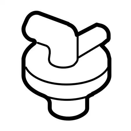 Orig. Hyundai K&uuml;hlerverschluss 2533017000