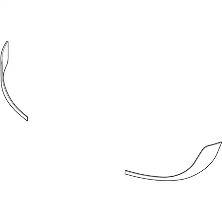 Orig. Renault Satz Zierleisten Seitlich 620727547r