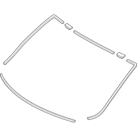 Orig. Toyota Zierrahmen Komplett