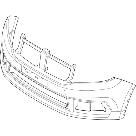 Orig. Renault Stossf&auml;nger Verkleidung 620222303r