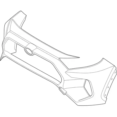 Orig. Toyota Stossf&auml;nger Verkleidung Oben 521194a920