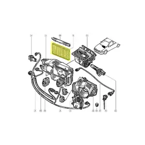 Orig. Renault Pollenfiltereinsatz 7711228912