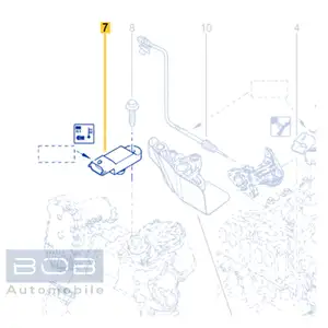 Orig. Renault Sensor Luftdruck 223656551r