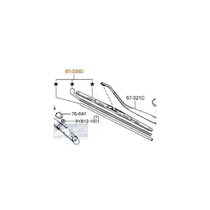 Orig. Mazda Scheibenwischerblatt D09l67330