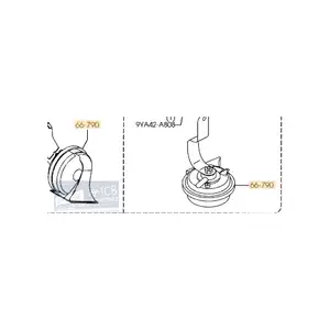 Orig. Mazda Signalhorn Seitlich Bp4k6679yc