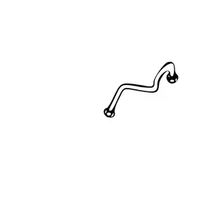 Orig. Renault Dieseleinspritzleitung Zyl. 1 8200042520