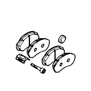 Orig. Fiat Bremsklotzsatz 77364860