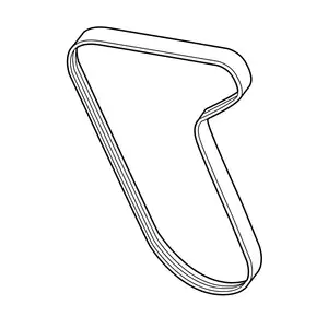 Orig. Hyundai Keilriemen Wasserpumpe 252122ggb0