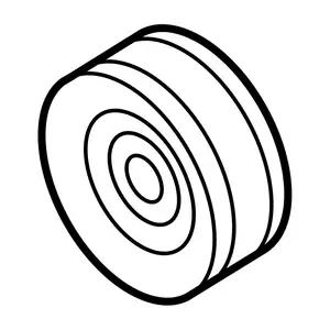 Orig. Land Rover Spannrolle 1311306