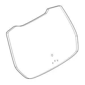 Orig. Toyota Heckscheibe Heizbar/get&ouml;nt 681050h160