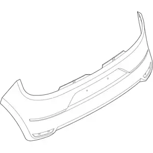 Orig. Renault Stossf&auml;ngerverkleidung 850220450r