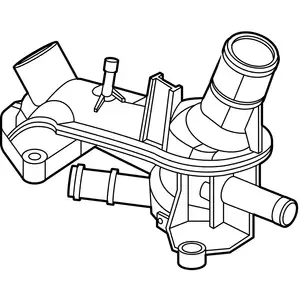 Orig. Renault Thermostatgeh&auml;use Mit Thermostat 110602449r