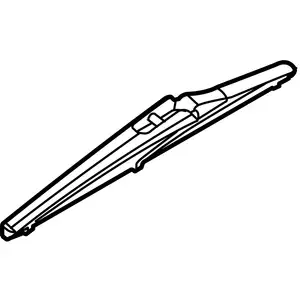 Orig. Mazda Scheibenwischerblatt Hinten Gs2a673309s