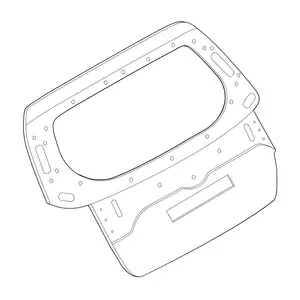 Orig. Toyota Heckklappe 67005k0030