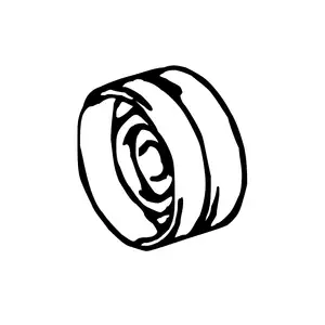 Orig. Toyota Umlenkrolle/f&uuml;hrungsschiene